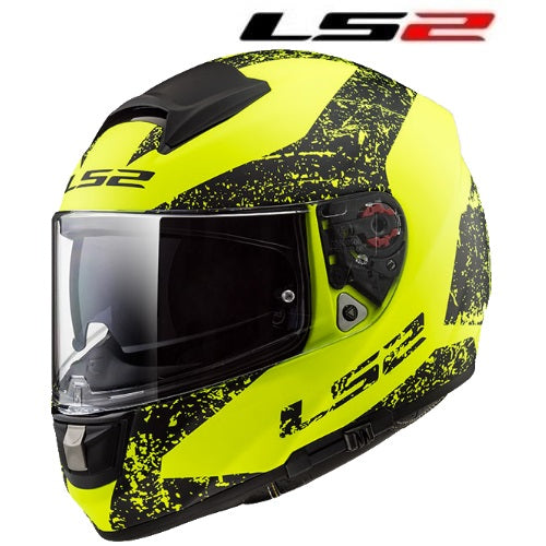LS2 FF397 Integrale VECTOR FT2 SIGN Matt YELLOW BLACK (In Esaurimento)