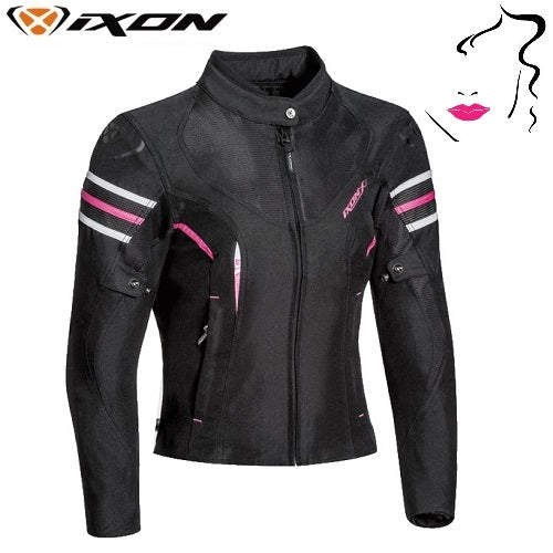 Giacca IXON ILANA Giubbotto in tessuto DONNA Nero Fucsia (In Esaurimento)