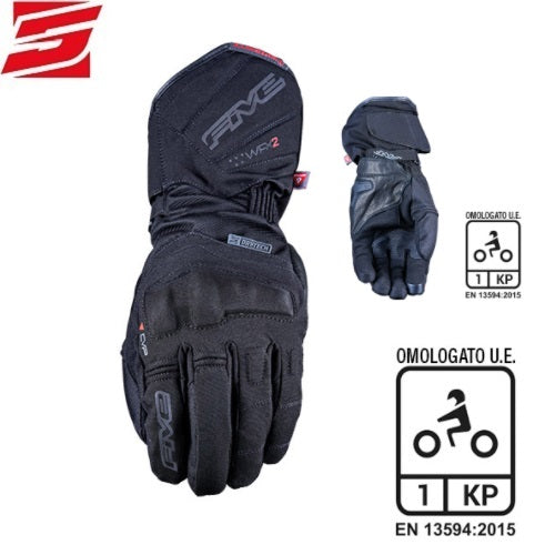 GUANTI MOTO FIVE WFX2 EVO WP NERO
