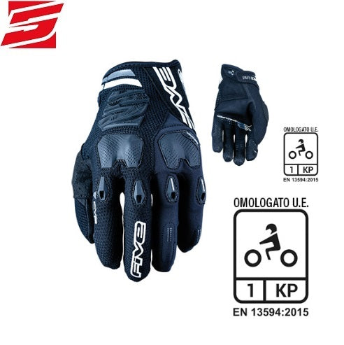 GUANTI MOTO FIVE E2 NERO
