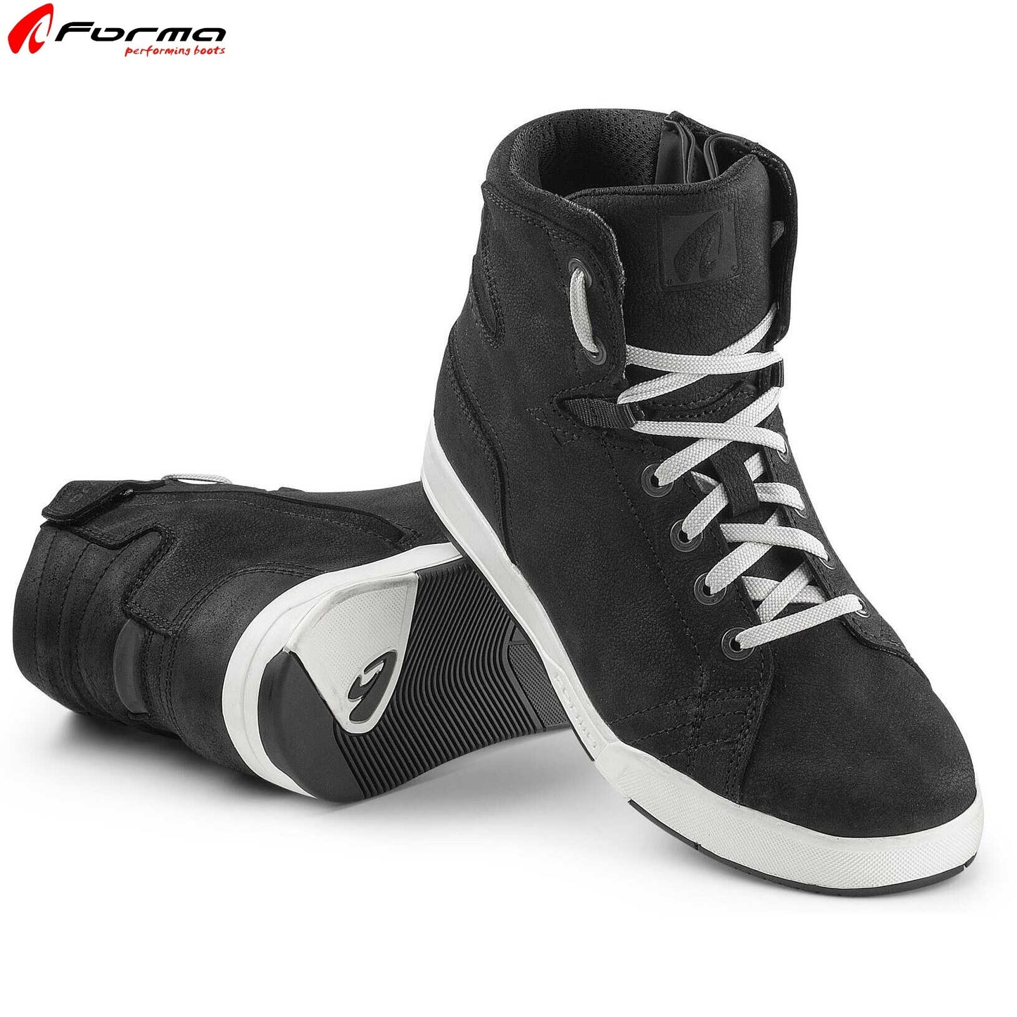 Scarpe Moto Forma SWIFT X FIT Dry Nero Bianco