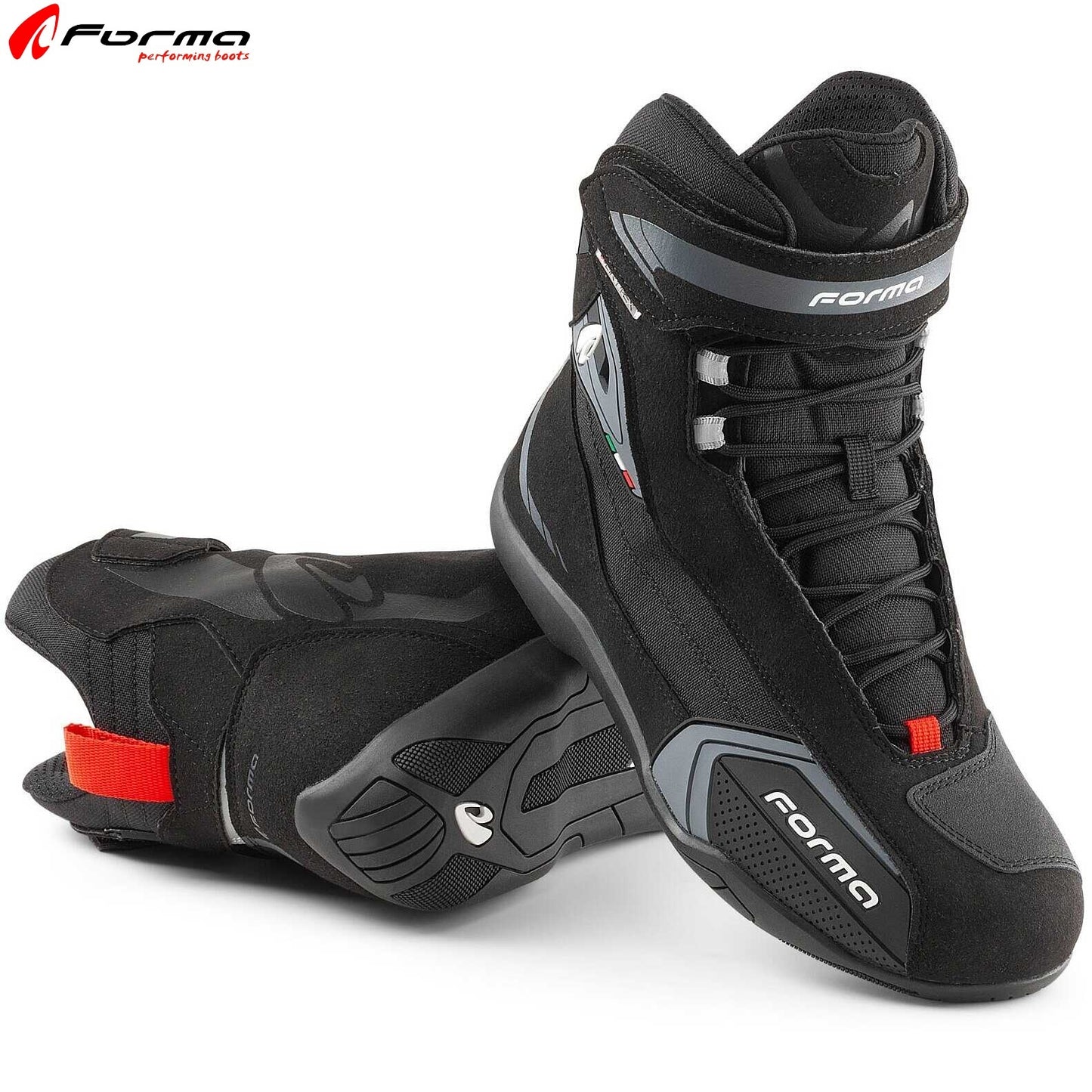 Scarpe Moto Impermeabili Forma VIPER DRY Nero