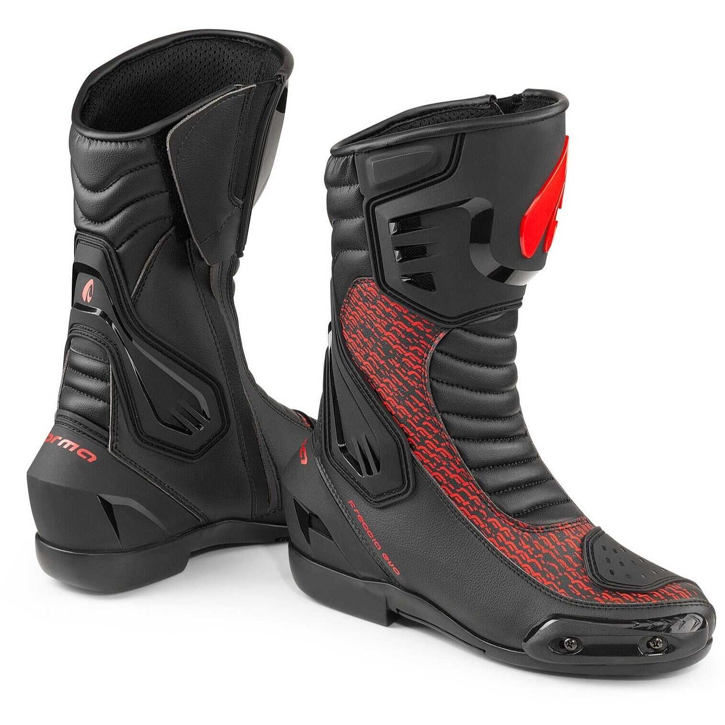 Stivali Moto Forma FRECCIA EVO Nero Rosso