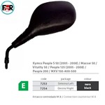SPECCHIO RETROVISORE SX Kymco People S 50 05-08 ATT. ORIG. M.8 SPECCHIO RETROVISORE SX Kymco People S 50 05-08 ATT. ORIG. M.8