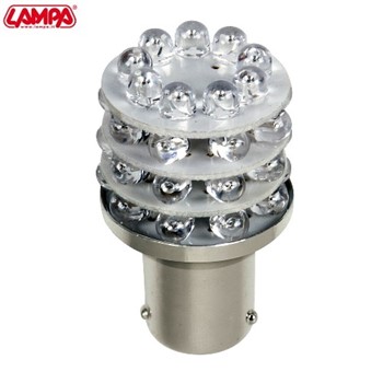 12V Lampada Multi-Led 36 Led - (P21/5W) - BAY15d - 1 pz - Rosso