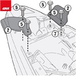 KIT SPECIFICO PER MONTARE I PORTAVALIGIE SENZA MONO HONDA CB 500X 13-18