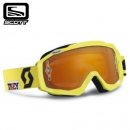 OCCHIALE Hustle MX Yellow Dark Grey lens Orange Chrome (In Esaurimento)