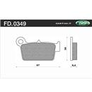 PASTIGLIE FRENO SINTERIZZATE - APRILIA  RXV 450 4.5 06> P (FDB2162)