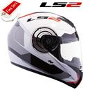 CASCO LS2 INTEGRALE STRADA ATMOS WHITE-RED XL-61 (In Esaurimento)