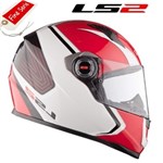 CASCO LS2 INTEGRALE STRADA CORSA WHITE RED XL-61 (In Esaurimento)