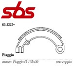 SR. CEPPI FRENO POSTERIORI PIAGGIO VESPA 50 R-L (1990) (GF.0162)