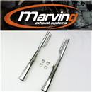 MARMITTA HONDA CB 650 CUSTOM COPPIA MARVI CROMO