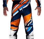 PANTALONI X-GEAR MX Arancio-Blu 30 (In Esaurimento)