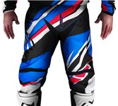 PANTALONI X-GEAR MX Blu-Rosso 32 (In Esaurimento)