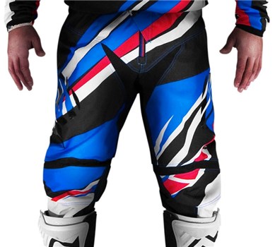 PANTALONI X-GEAR MX Blu-Rosso 32 (In Esaurimento)