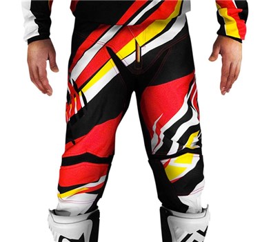 PANTALONI X-GEAR MX Rosso-Giallo 32 (In Esaurimento)