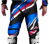 PANTALONI X-GEAR MX Blu-Rosso 30 (In Esaurimento)