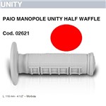 COPPIA MANOPOLE UNITY ASP HALF WAFFLE-ROSSO
