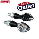 COPPIA FRECCE PIXIA A LED - 12V LED - CARBON OMOLOGATO (In Esaurimento)