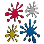 ADESIVO MEDIO MACCHIA COLORATA