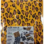 FOGLIO ADESIVO 35 X 50 CM. EFFETTO LEOPARDO STILIZZATO