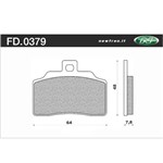 PASTIGLIE FRENO - BETA MOTARD 350 4.0 03> MOTARD 350 4.0 04>08