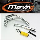 Impianto completo 4/1 racing cromato NON omologato - HONDA CB 650 COPPIA