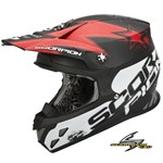 CASCO VX-20 AIR MAGNUS Nero Opaco-Rosso L (In Esaurimento)