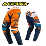 PANTALONI MX X-GEAR Arancio-Blu 34 (In Esaurimento)