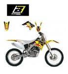 KIT ADESIVI SUZUKI RMZ 250 07>09 GIALLO-NERO DREAM 3