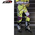 PANTALONI CROSS POWER X23 GIALLO-VIOLA 50 (In Esaurimento)