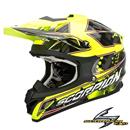 CASCO VX-15 AIR MAGMA Nero-Giallo Neon XL (In Esaurimento)