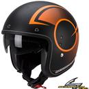 CASCO SCORPION JET BELFAST CITURBAN Nero Opaco-Arancione XL (In Esaurime