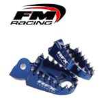 COPPIA PEDANE SUZUKI RMZ 250 10>11 450 08>10 INTERNO REMOVIBILE BLU