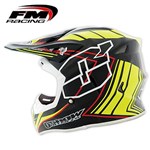CASCO OSHOW C4-F CARBON NERO-GIALLO XL-61 (In Esaurimento) CASCO OSHOW C4-F CARBON NERO-GIALLO XL-61 (In Esaurimento)