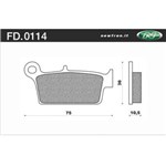 PASTIGLIE FRENO - CPI  SAUEL 125 02  =>   P   
GAS GAS  EC 125 00  =>