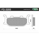 PASTIGLIE FRENO - ITALJET  JUPITER 125 02  =>   A SINTERIZZATE