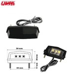 Luce targa a 3 Led Smd - Blu (In Esaurimento) Luce targa a 3 Led Smd - Blu (In Esaurimento)