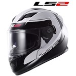 CASCO LS2 FF320 INTEGRALE STRADA LUNAR Bianco-Nero XL-61 (In Esaurimento CASCO LS2 FF320 INTEGRALE STRADA LUNAR Bianco-Nero XL-61 (In Esaurimento