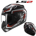 CASCO LS2 INTEGRALE STRADA ROOKIE RANGER Nero-Rosso XL-61 (In Esauriment