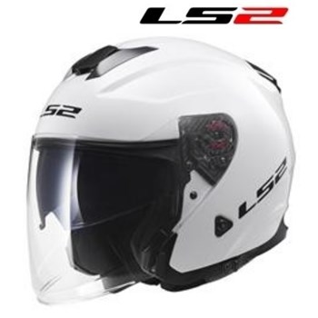 CASCO LS2 JET OF521 INFINITY Bianco Lucido XL-61 (In Esaurimento)