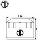 FILTRO OLIO MEIWA B9001 BMW R 1200 GS (HIFLO 164  26.0164)