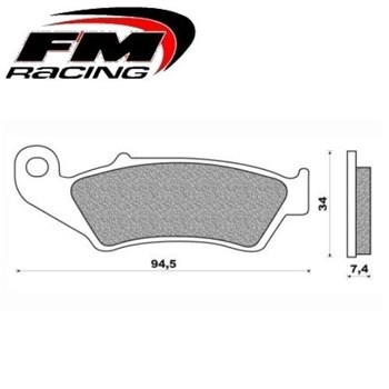 CP. PASTIGLIE ANT PER YAMAHA YZF 250 07>08 (NF FD.0411)