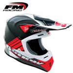 CASCO OSHOW C4-S CARBON NERO-ROSSO XXL-63 (in esaurimento)