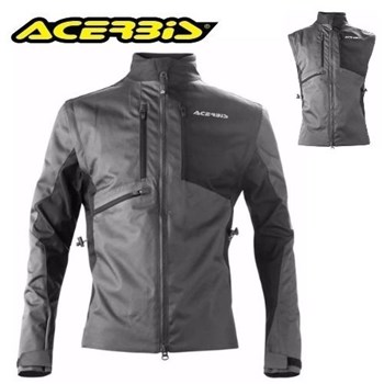 GIACCA ENDURO ONE Nero-Grigio L-50