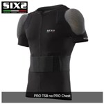 MAGLIA KIT PRO TS8 MANICHE CORTE NERO COMPLETA DI PROTEZIONI M