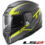 CASCO LS2 FF390 Integrale BREAKER Split Matt Titanium Yellow XL-61 (In E CASCO LS2 FF390 Integrale BREAKER Split Matt Titanium Yellow XL-61 (In E