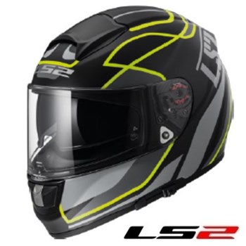 LS2 FF397 Integrale VECTOR FT2 Vantage Matt Black Yellow XL-61 (In Esaur