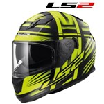 CASCO LS2 FF320 INTEGRALE STRADA STREAM BANG NERO HI-VIS L-60 (In Esauri