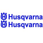 SCRITTA A STRISCIA HUSQVARNA BLU MM 120 (COPPIA)